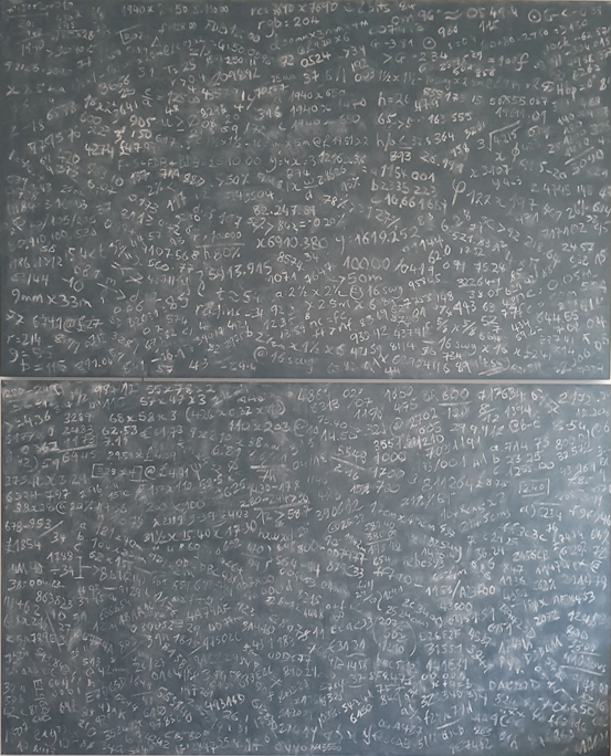 I Want to Make a Painting - Calculations: After Beuys