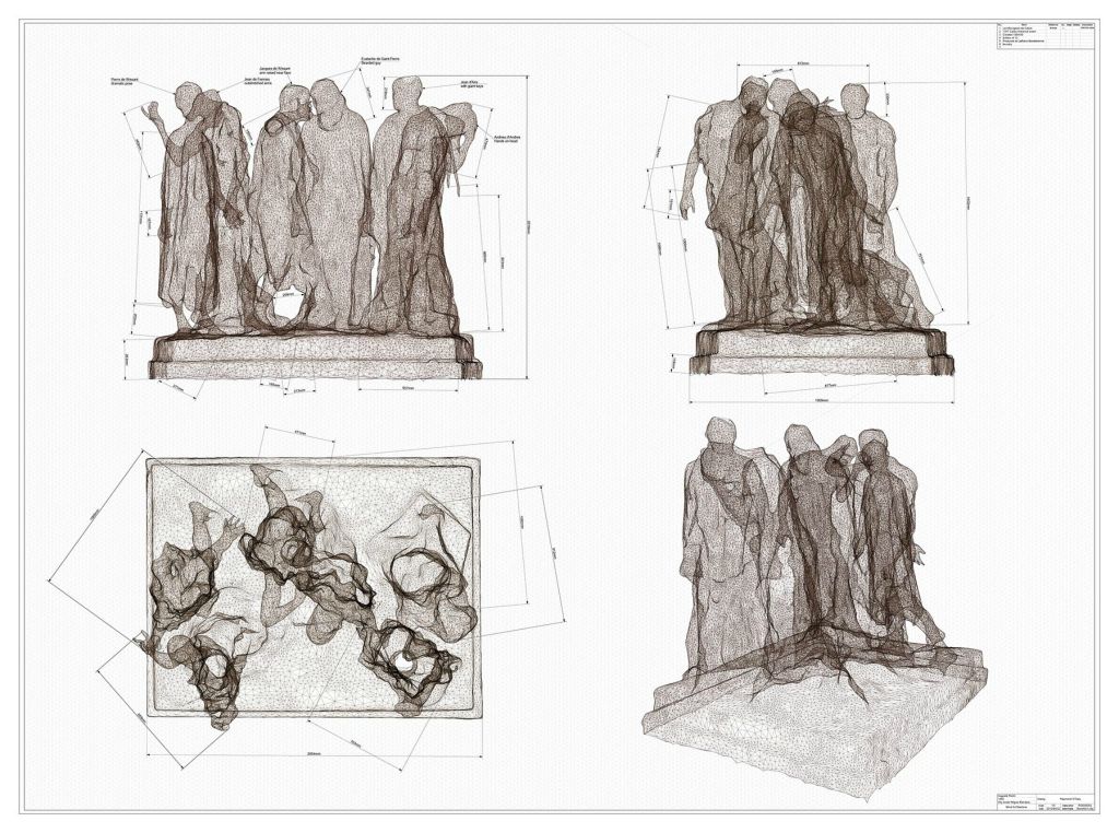Art Thoughts - Measuring Les Bourgeois de Calais